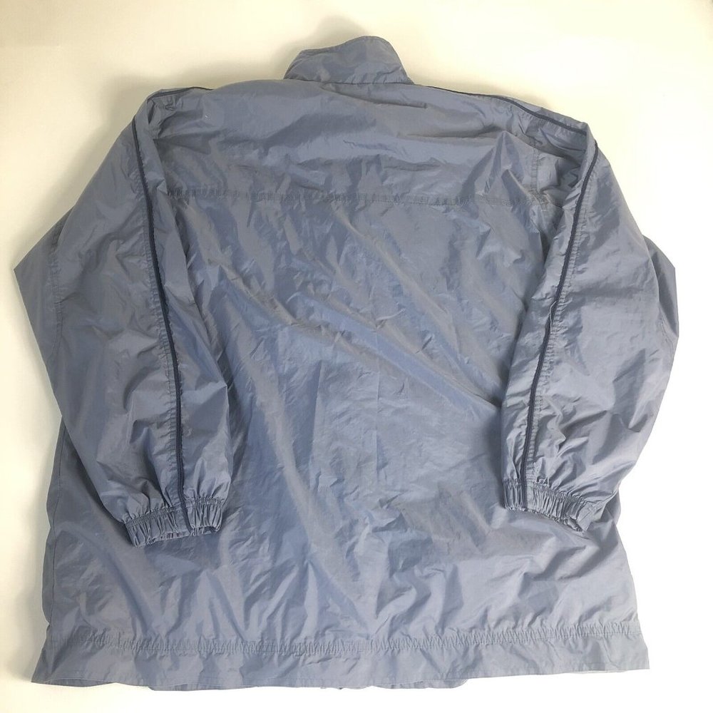 Wilson Mens Blue Zip Up Windbreaker Jacket Size XL C78 - Picture 2 of 4